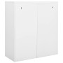 Büroschrank aus weißem Stahl, 90 x 40 x 102 cm von vidaXL, Schließfächer und Lagerschränke - Ref: Foro24-336409, Preis: 175,2...