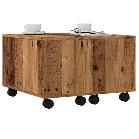 Mesa de centro madera de ingeniería envejecida 60x60x38 cm en Mesas de centro | Comprar online en Foro24