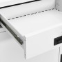 Büroschrank aus weißem Stahl, 90 x 40 x 102 cm von vidaXL, Schließfächer und Lagerschränke - Ref: Foro24-336409, Preis: 175,2...