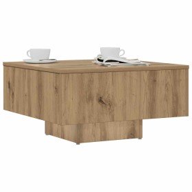 Mesa de centro madera de ingeniería roble artisan 60x60x31,5 cm en Mesas de centro | Comprar online en Foro24