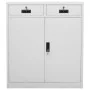 Light gray steel office cabinet 90x40x102 cm by vidaXL, Lockers and storage cabinets - Ref: Foro24-336410, Price: 179,19 €, D...