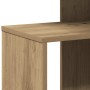 Mesa auxiliar de madera contrachapada roble artisan 36x30x56 cm