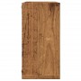 Estantes cubo de pared 2 uds madera envejecida 30x15x30 cm