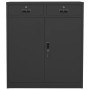 Büroschrank aus anthrazitgrauem Stahl 90x40x102 cm von vidaXL, Schließfächer und Lagerschränke - Ref: Foro24-336412, Preis: 1...