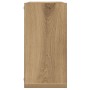 Estantes cubo de pared 2 uds madera roble artisan 30x15x30 cm