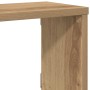 Estantes cubo de pared 4 uds madera roble artisan 60x15x23 cm