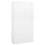 White steel office cabinet 90x40x180 cm by vidaXL, Lockers and storage cabinets - Ref: Foro24-336413, Price: 341,53 €, Discou...