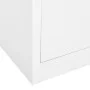 Büroschrank aus weißem Stahl, 90 x 40 x 180 cm von vidaXL, Schließfächer und Lagerschränke - Ref: Foro24-336413, Preis: 335,7...