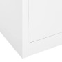 Büroschrank aus weißem Stahl, 90 x 40 x 180 cm von vidaXL, Schließfächer und Lagerschränke - Ref: Foro24-336413, Preis: 341,5...