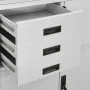 Hellgrauer Büroschrank aus Stahl 90x40x180 cm von vidaXL, Schließfächer und Lagerschränke - Ref: Foro24-336414, Preis: 296,95...