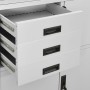 Hellgrauer Büroschrank aus Stahl 90x40x180 cm von vidaXL, Schließfächer und Lagerschränke - Ref: Foro24-336414, Preis: 302,27...