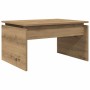 Mesa de centro madera de ingeniería roble artisan 68x50x38 cm