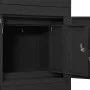 Anthrazitgrauer Büroschrank aus Stahl 90x40x180 cm von vidaXL, Schließfächer und Lagerschränke - Ref: Foro24-336416, Preis: 3...