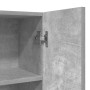 Armario de lavadora gris hormigón 70,5x25,5x90 cm