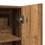 Armario de lavadora madera envejecida 70,5x25,5x90 cm