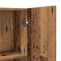 Armario de lavadora madera envejecida 64x25,5x190 cm