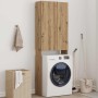 Armario de lavadora roble artisan 64x25,5x190 cm