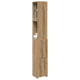 Armario de baño madera de ingeniería roble artisan 25x25x170 cm en Muebles de baño | Comprar online en Foro24