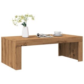 Mesa de centro madera de ingeniería roble artisan 102x50x35 cm en Mesas de centro | Comprar online en Foro24