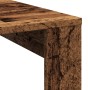 Mesa de centro madera de ingeniería envejecida 100x100x35 cm
