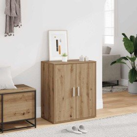 Mueble zapatero madera ingeniería roble artisan 60x35x70 cm en Zapateros y organizadores de calzado | Comprar online en Foro24