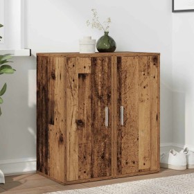 Muebles zapateros 2 uds madera ingeniería envejecida 32x35x70cm