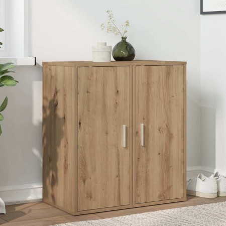 Muebles zapateros 2 uds madera roble artisan 32x35x70 cm