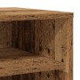 Muebles zapateros 2 uds madera ingeniería envejecida 32x35x70cm