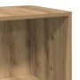Mesa auxiliar de madera de ingeniería roble artisan 33x33x34 cm