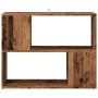 Estantería/divisor de espacios madera envejecida 80x24x63 cm