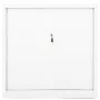 Wardrobe with white steel sliding door 90x40x90 cm by vidaXL, Lockers and storage cabinets - Ref: Foro24-336429, Price: 229,8...