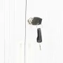 Wardrobe with white steel sliding door 90x40x90 cm by vidaXL, Lockers and storage cabinets - Ref: Foro24-336429, Price: 229,8...