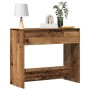 Mesa consola madera ingeniería madera envejecida 89x41x76,5 cm en Mesas auxiliares | Comprar online en Foro24