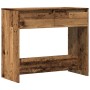 Mesa consola madera ingeniería madera envejecida 89x41x76,5 cm en Mesas auxiliares | Comprar online en Foro24