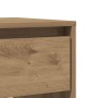 Mesa consola madera de ingeniería roble artesanal 89x41x76,5 cm