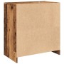 Aparador de madera de ingeniería envejecida 70x41x75 cm