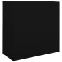 Sliding door wardrobe, black steel, 90x40x90 cm by vidaXL, Lockers and storage cabinets - Ref: Foro24-336431, Price: 264,64 €...
