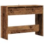Mesa consola madera ingeniería madera envejecida 100x35x76,5 cm