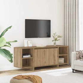 Mueble de TV madera de ingeniería roble artisan 130x35x50 cm en Muebles TV | Comprar online en Foro24