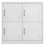 Light gray steel locker cabinet 90x45x92.5 cm by vidaXL, Lockers and storage cabinets - Ref: Foro24-336432, Price: 175,07 €, ...