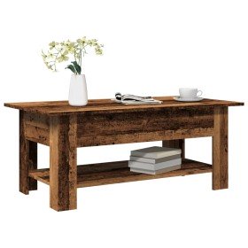 Mesa de centro madera ingeniería madera envejecida 102x55x42 cm en Mesas de centro | Comprar online en Foro24