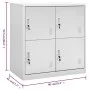 Light gray steel locker cabinet 90x45x92.5 cm by vidaXL, Lockers and storage cabinets - Ref: Foro24-336432, Price: 175,07 €, ...