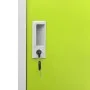 Hellgrauer und grüner Schließfachschrank aus Stahl, 90 x 45 x 92,5 cm von vidaXL, Schließfächer und Lagerschränke - Ref: Foro...