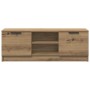 Mueble de TV madera contrachapada artisan roble 102x35x36,5 cm