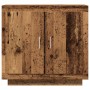 Aparador de madera contrachapada envejecida 80x40x75 cm