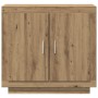 Aparador madera contrachapada roble artisian 80x40x75 cm