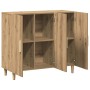 Aparador de madera de ingeniería roble artisan 90x34x80 cm en Aparadores | Comprar online en Foro24
