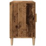 Aparador de madera de ingeniería envejecida 100x36x60 cm
