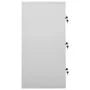 Light gray and red steel locker cabinet 90x45x92.5 cm by vidaXL, Lockers and storage cabinets - Ref: Foro24-336442, Price: 20...