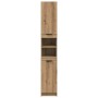 Armario de baño madera ingeniería roble artisan 32x34x188,5 cm